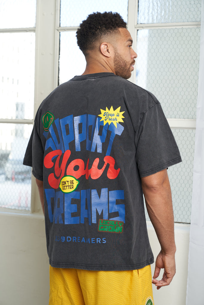 Joy Dreamers Support Your Dreams Graphic Tee - Joy Dreamers