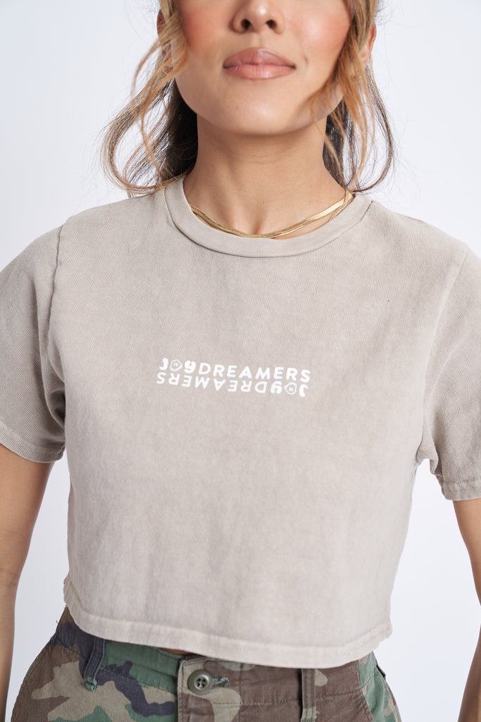 Joy Dreamers Logo Crop Tee - Joy Dreamers