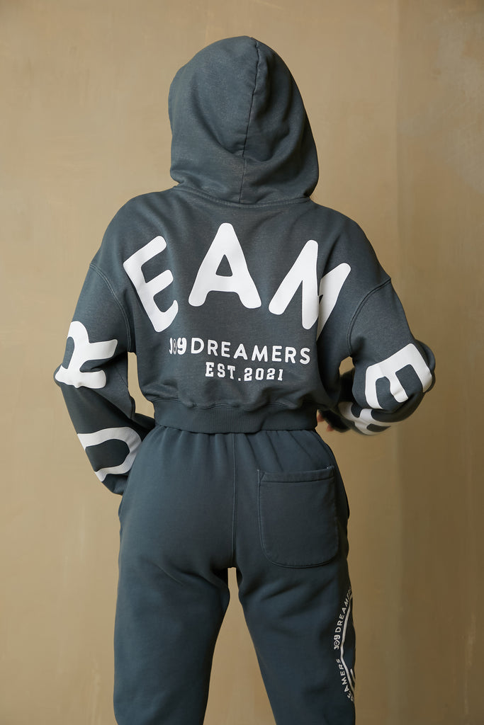 Dreamer Crop Zip Hoodie - Joy Dreamers