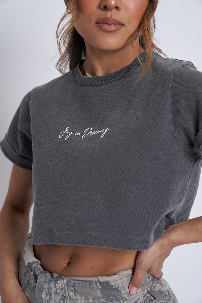 Joy in Dreaming Crop Tee - Joy Dreamers