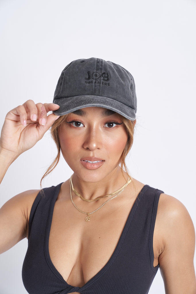 Joy Dreamer Classic Dad Hat - Black Tonal - Joy Dreamers