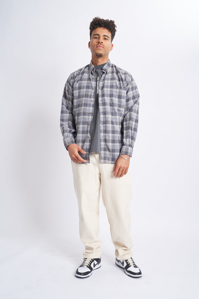 Vintage Joy Flannel - Gray - Joy Dreamers