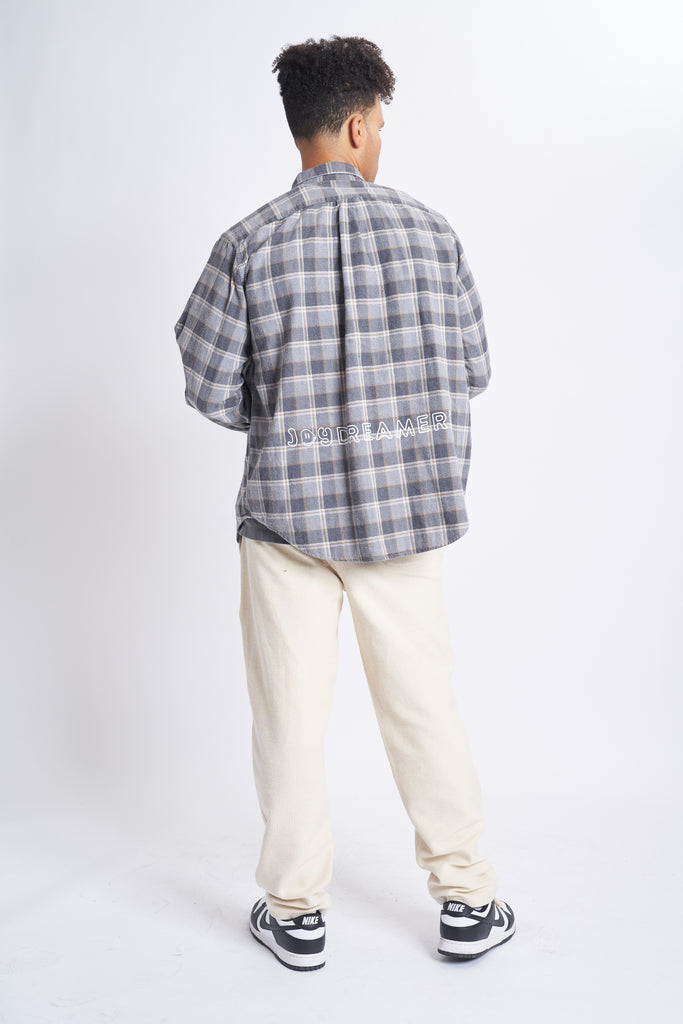 Vintage Joy Flannel - Gray - Joy Dreamers