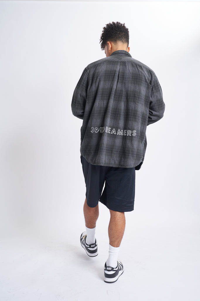 Vintage Joy Flannel - Green / Gray - Joy Dreamers