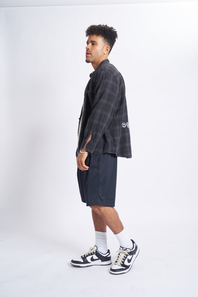 Vintage Joy Flannel - Black / Gray - Joy Dreamers